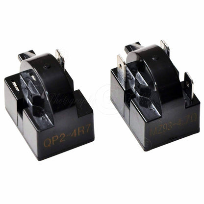 ya 26 2x 3Pins QP2-4R7/4.7 Reigerator Start Relay For Danby Homa 