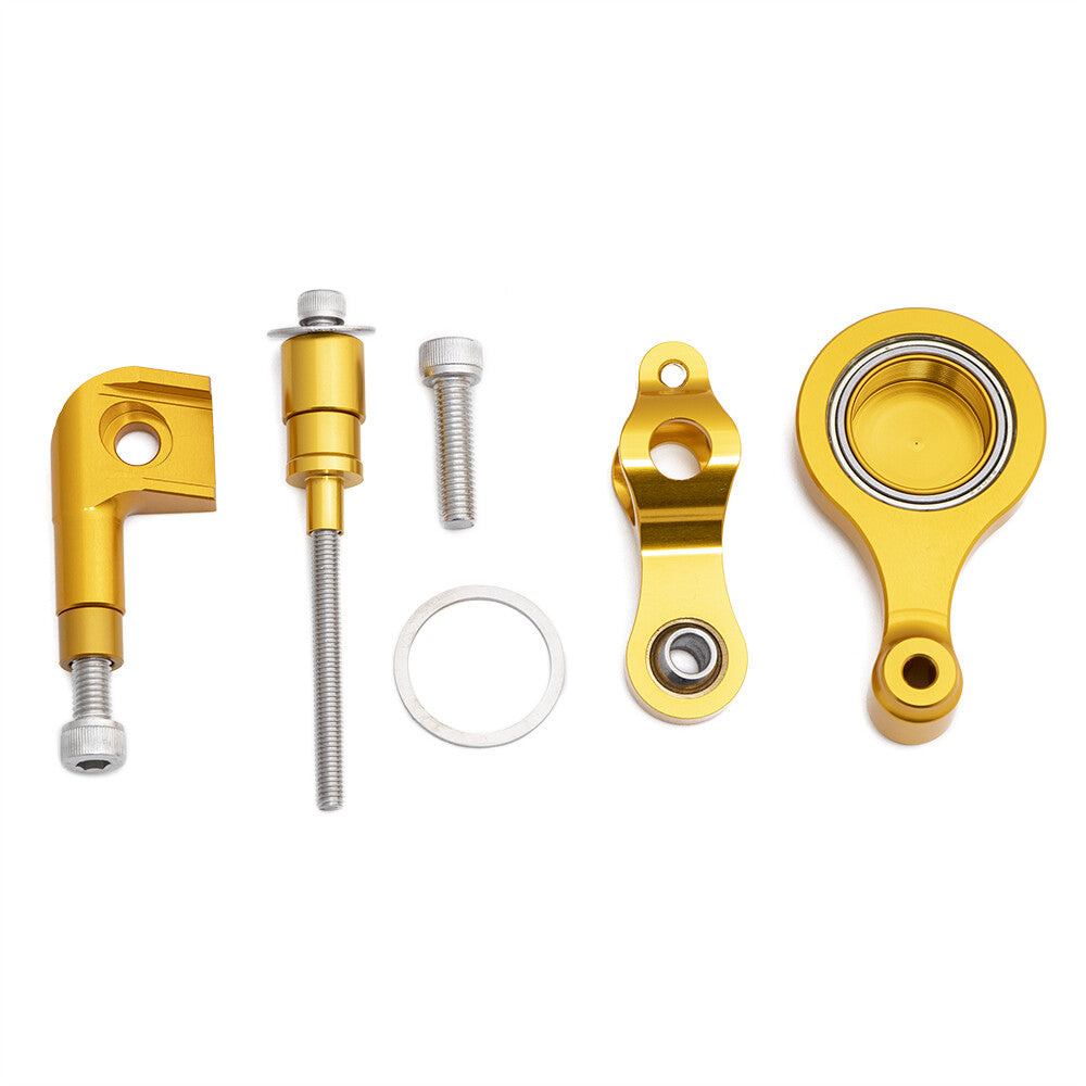 ya 5 8.7 Motorcycle Gold CNC Steering Damper Bracket Mounting for Yamaha YZF R6 2006