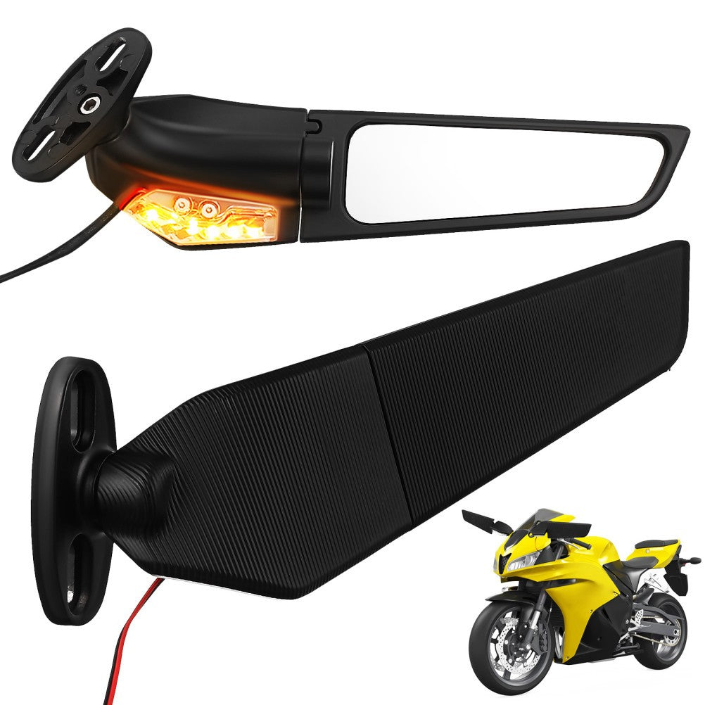 ya 4 6.21 Motorbike Rear View Mirror Mount Electric Rearview Motorcycle Side Mirrors