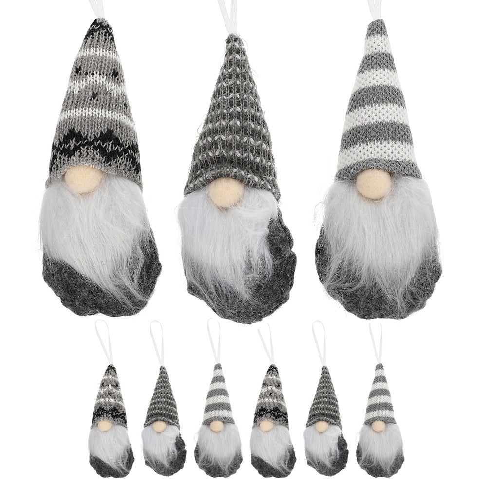 ya 25  6Pcs Decorative Small Faceless Doll Or ments Xmas Themed Gnome Pendants