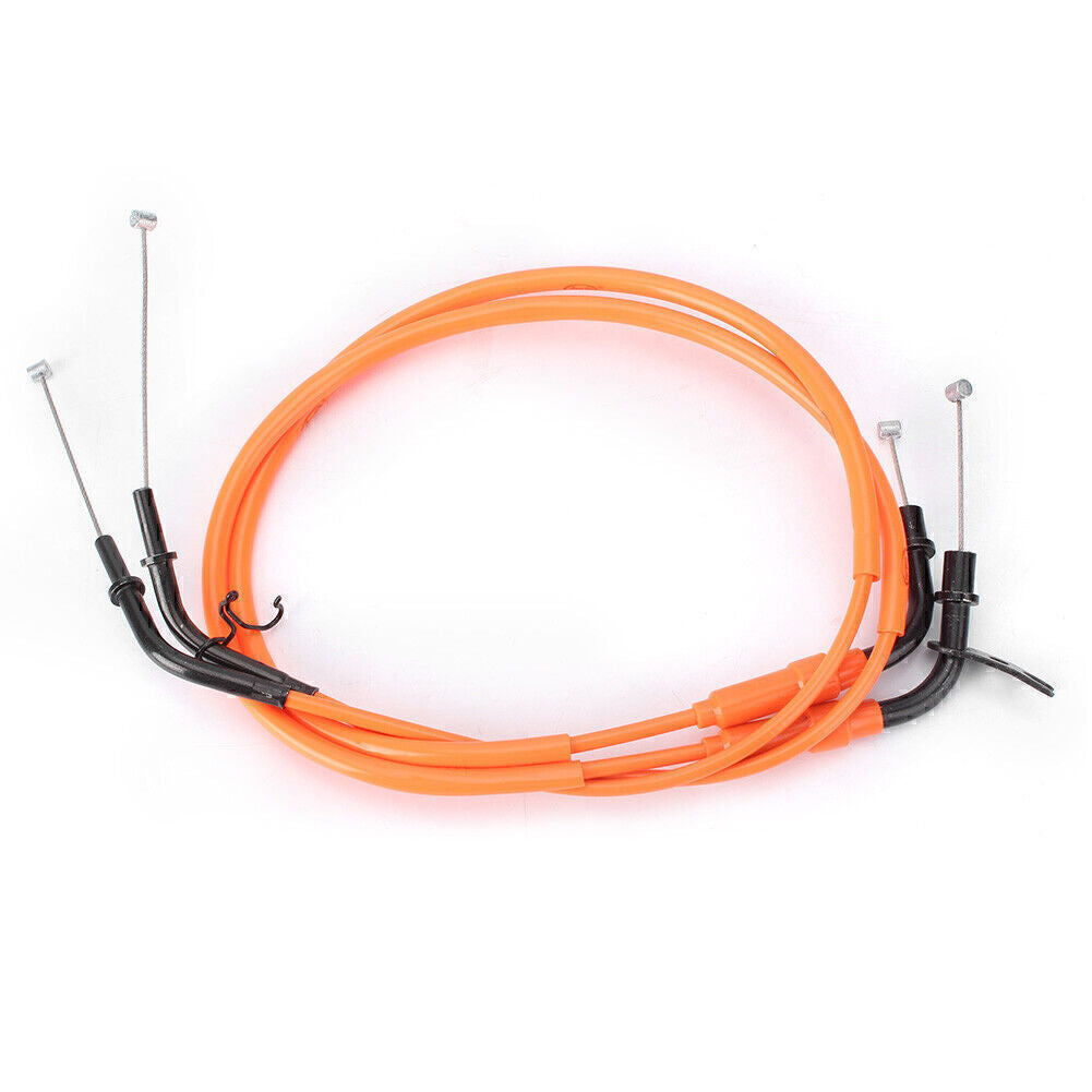 ya 5 8.7 Orange Motorcycle Throttle Cable Accelerator Wire Line for Kawasaki Z1000 14-16
