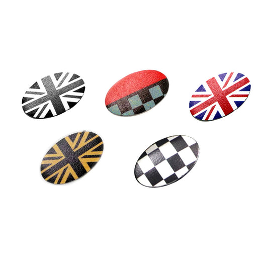 ya 1 7.8 Co-Pilot Storage Box Button Sticker for Mini COOPER R55 R56 R57 R59 Car Styling