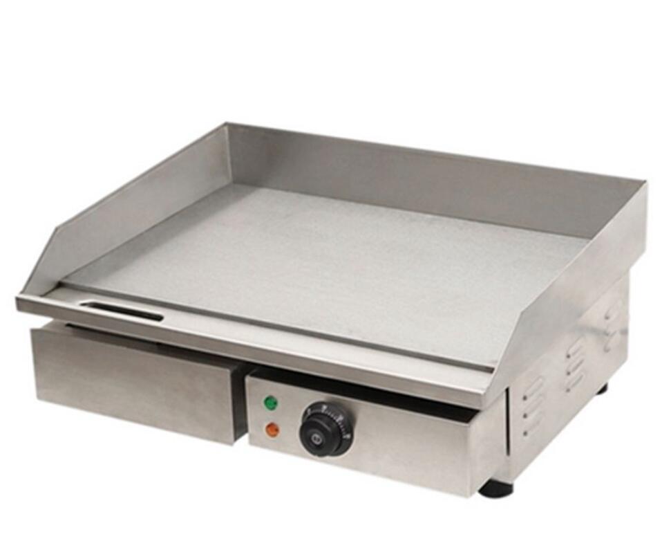 3KW 55CM Electric Griddle Grill Hot Plate Stainless Steel Commercial BBQ Grill t