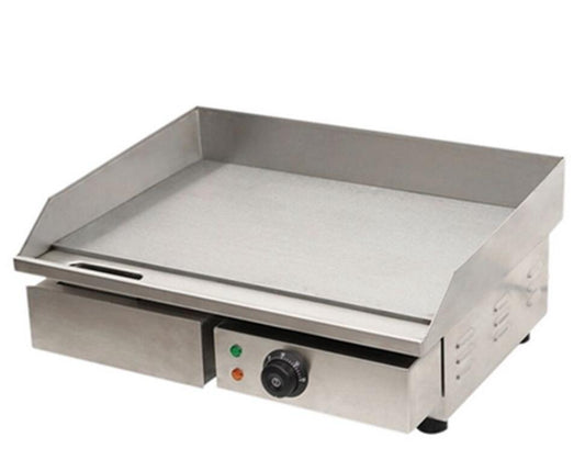 3KW 55CM Electric Griddle Grill Hot Plate Stainless Steel Commercial BBQ Grill t