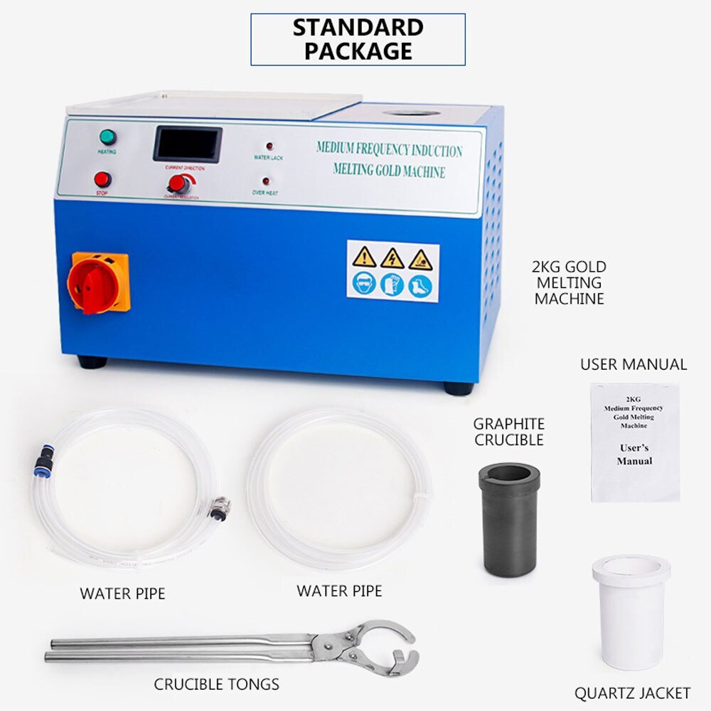 ya 25 2kg Medium equency Induction Heater Fur ce Quenching Melting Metal Forging