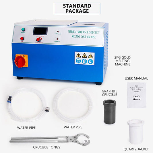 ya 25 2kg Medium equency Induction Heater Fur ce Quenching Melting Metal Forging