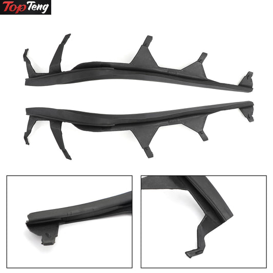 ya 1 8.5.1 Set of Left & Right Upper Headlight Cover Strips Pair For E46 325i 02-05