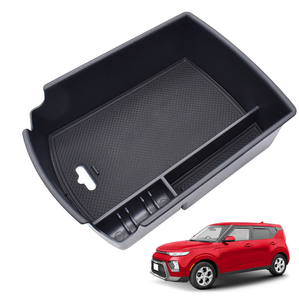 ya 8 5.26 For 2020-2024 2025 for Kia Soul Center console Armrest Storage Box Tray Organizer