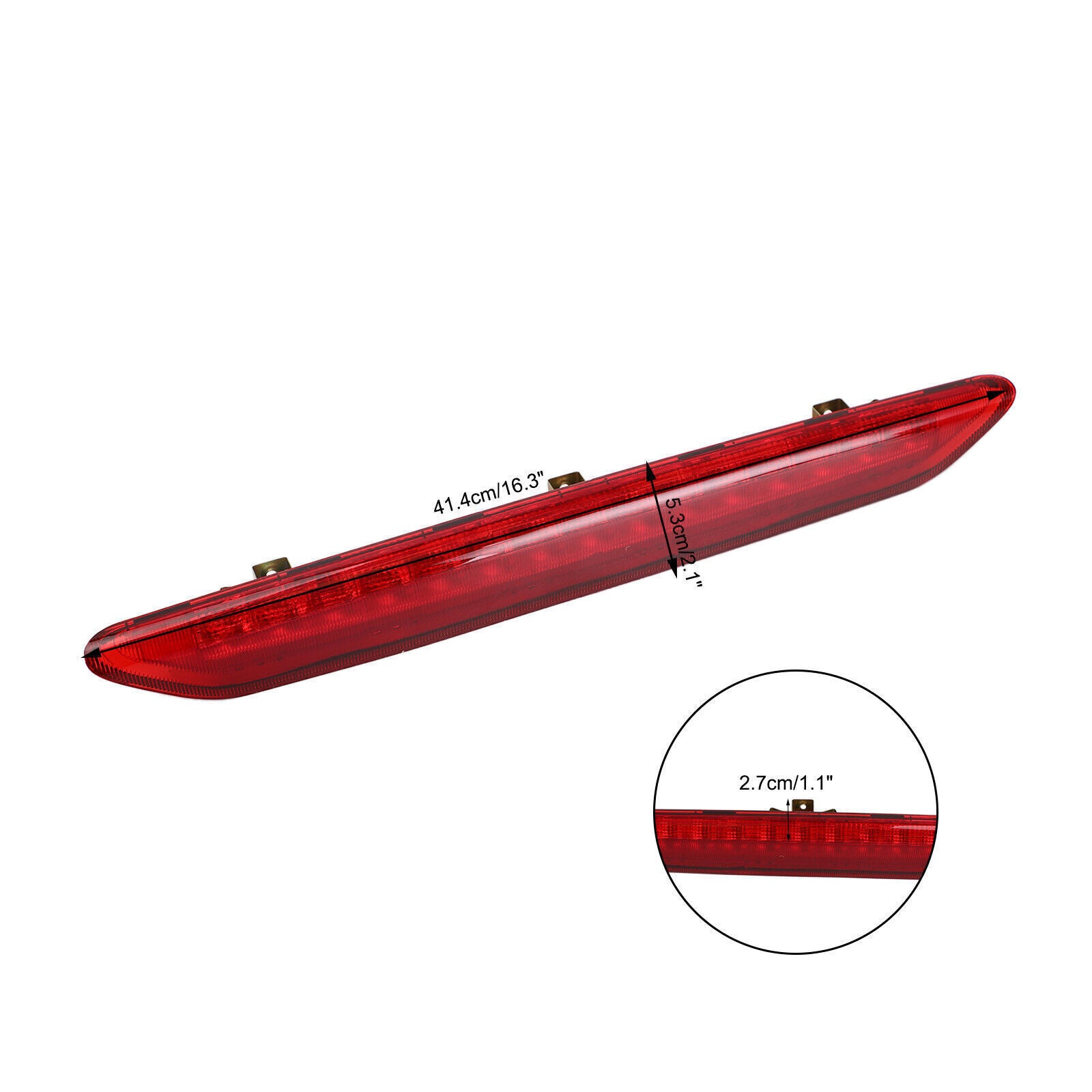 ya 1 8.5.3 Third Brake Light High Mounted Stop Lamp Red for VW Polo 9N 2002-2010 T7