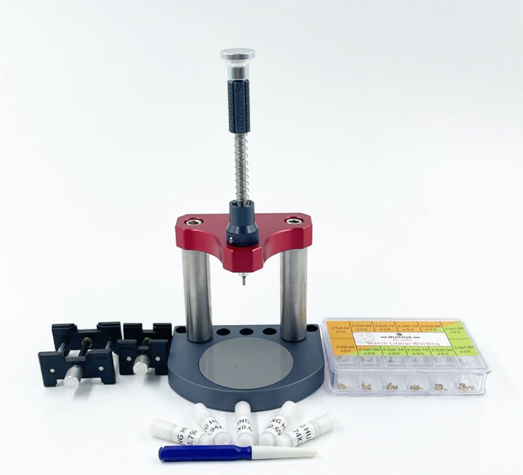 ya 26 7.28.2 Repairing Watch Dial Feet Tool Kit Welding Bonding Wristwatch Repair Table Metala