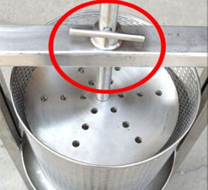 ya 26 Hollow Barrel + Wine Barrel Separation Grape Press Machine Winepress L size T