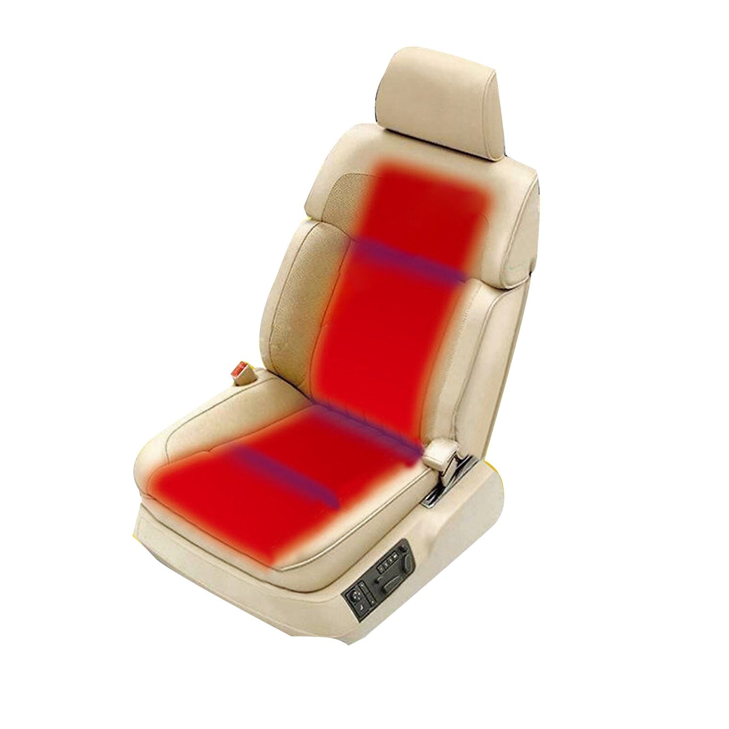 ya 5 8.7 12V 1 for SEAT Carbon Fiber Heated Install for SEAT Heater Round Switch Side Flap Kit