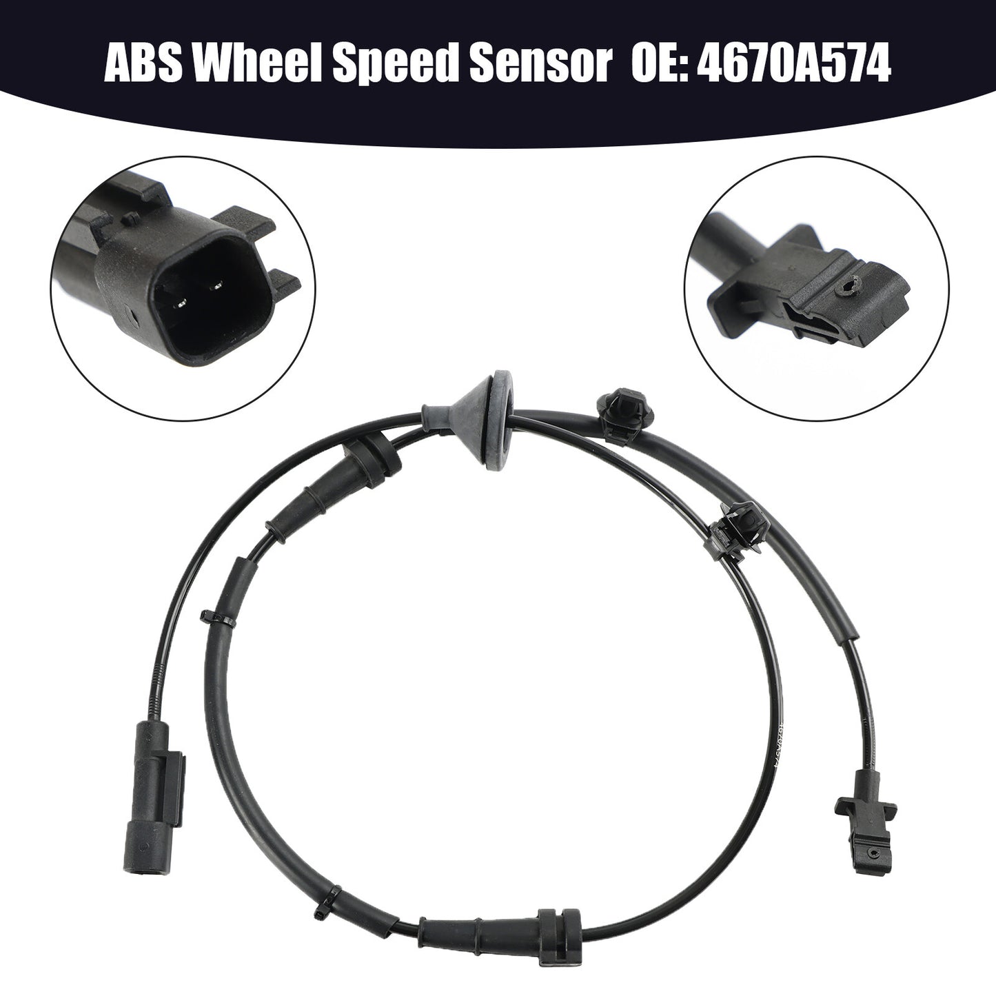 ya 1 8.5.4 Rear Right ABS Wheel Speed Sensor 4670A574 For Outlander III 2010-On
