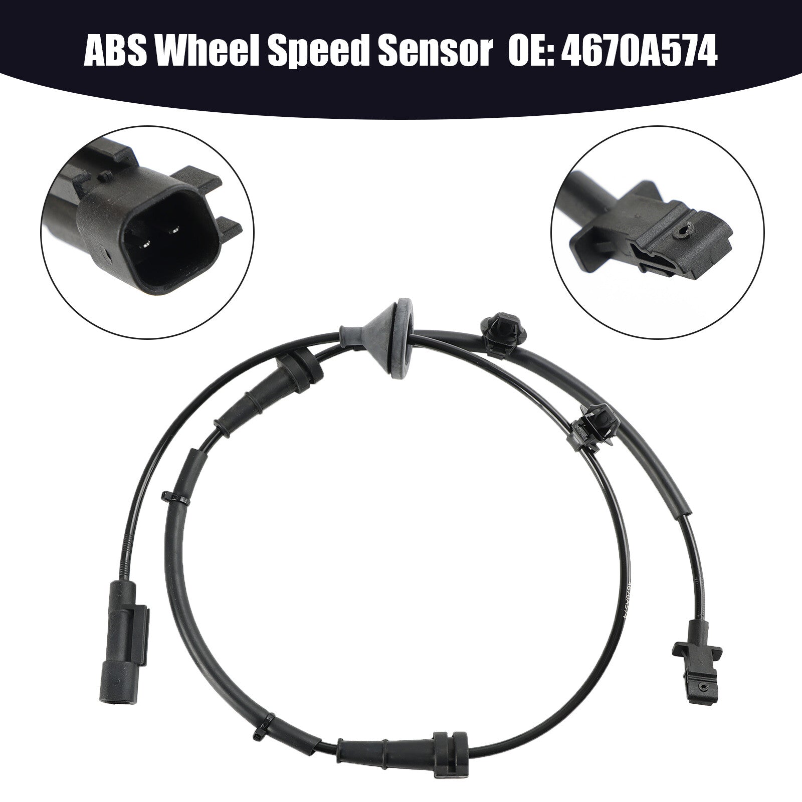 ya 1 8.5.4 Rear Right ABS Wheel Speed Sensor 4670A574 For Outlander III 2010-On