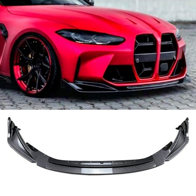 ya 4 6.17 Carbon Fiber Front Bumper Spoiler Splitter Lip for BMW G80 M3 G82 M4 2021-2023