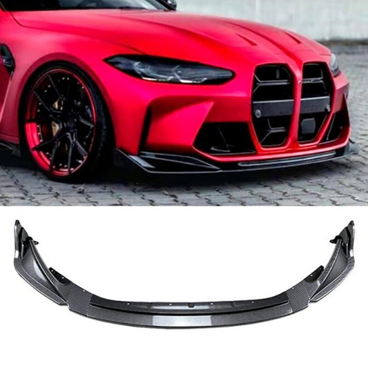 ya 4 6.17 Carbon Fiber Front Bumper Spoiler Splitter Lip for BMW G80 M3 G82 M4 2021-2023