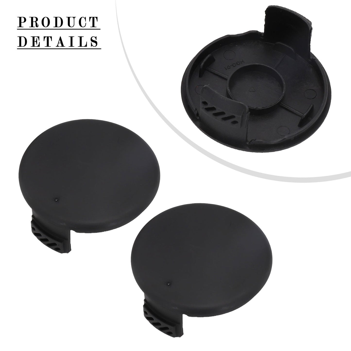 ya 17 2pcs Grass Eater Spool Cap Cover for Hyper Tough String Trimmer HT19-401-003-06