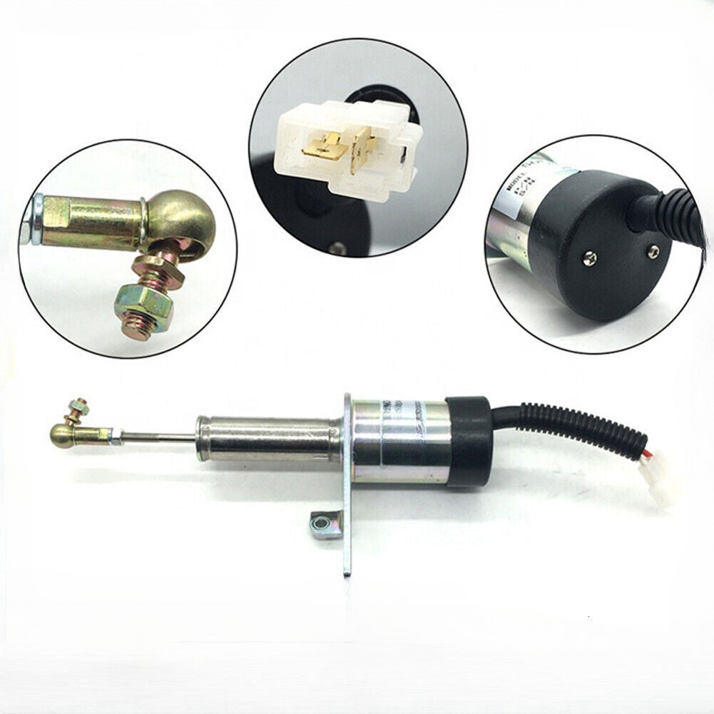 ya 16 For Cummins Engine Oil Cut- 12V Fuel Shutoff Solenoid 4911834 off Solenoid Valve