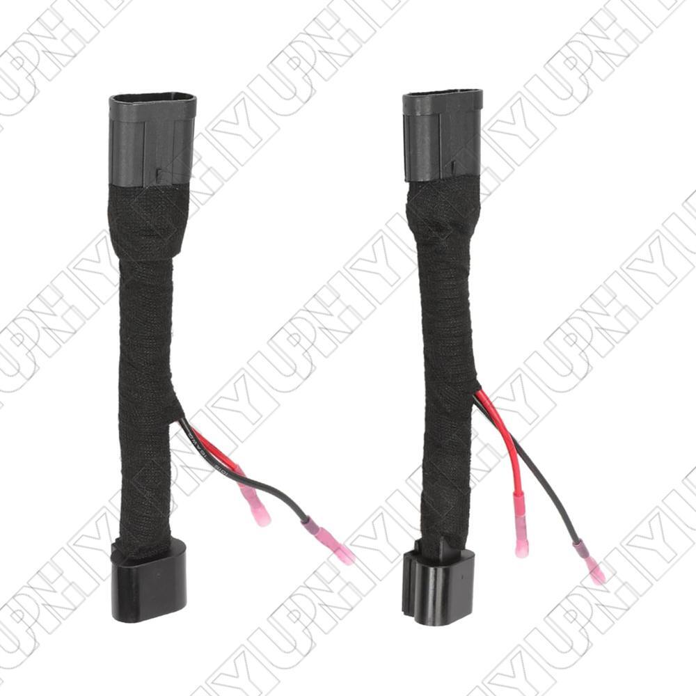 ya 13 5.27.2 2Pcs Headlight Conversion Adapter Harness for Chevrolet Camaro 2010-2013 6th Gen