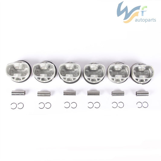 ya 3 6.25.2 2.5L Piston & Ring Assembly Kit Fit for BMW 325i 525i X3 Z4 N52 523i 325Xi