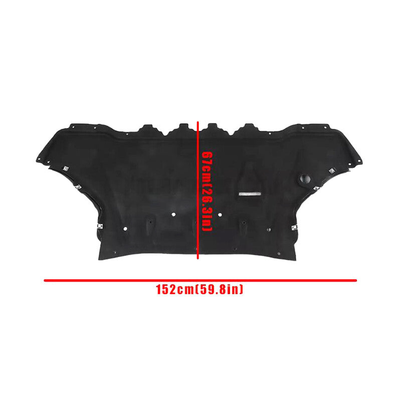 ya 10 10.28 4H0825235J Engine Splash Shield Guard for Audi for A8 (D4 / 4H) 2009 - 2013
