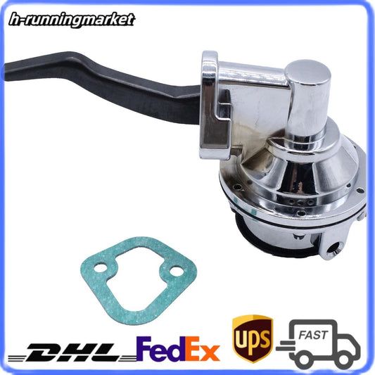 ya 27 7.2 1pc 1/4 in. NPT Mechanical Fuel Pump Chrome M60882 for Ford BB 429 460