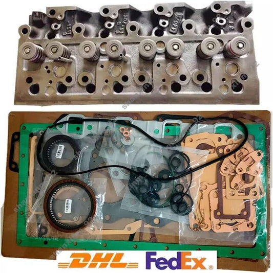 ya 27 7.2 Complete Cylinder Head With Gasket Kit For QSB3.3 B3.3 Diesel Engine