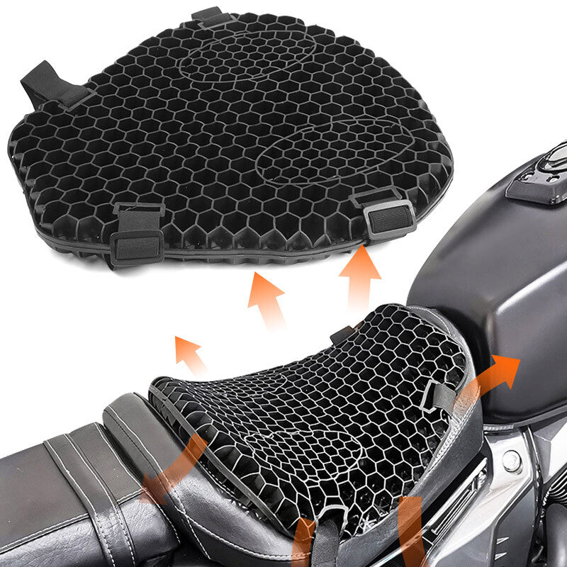 ya 5 8.7 Motorcycle Honeycomb Gel for SEAT Cushion Pillow Pad Cover Pressure Relief Universal
