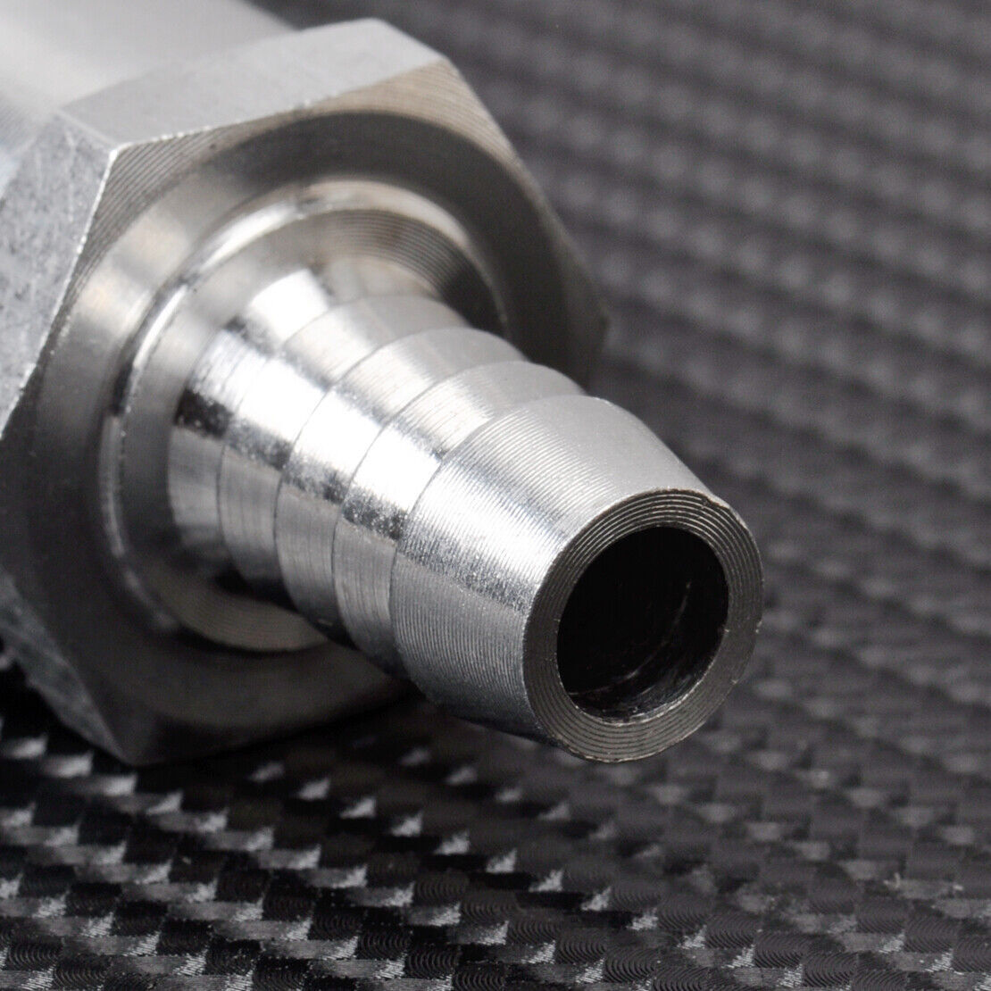 ya 1 8.5.1 Aluminum Alloy 5x 10mm 3/8 Fuel Non-Return One Way Check Valve Gasoline Diesel