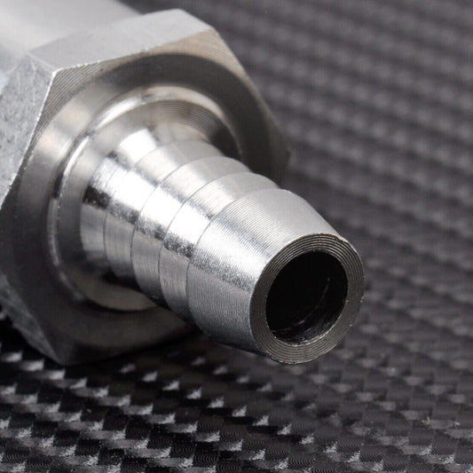 ya 1 8.5.1 Aluminum Alloy 5x 10mm 3/8 Fuel Non-Return One Way Check Valve Gasoline Diesel