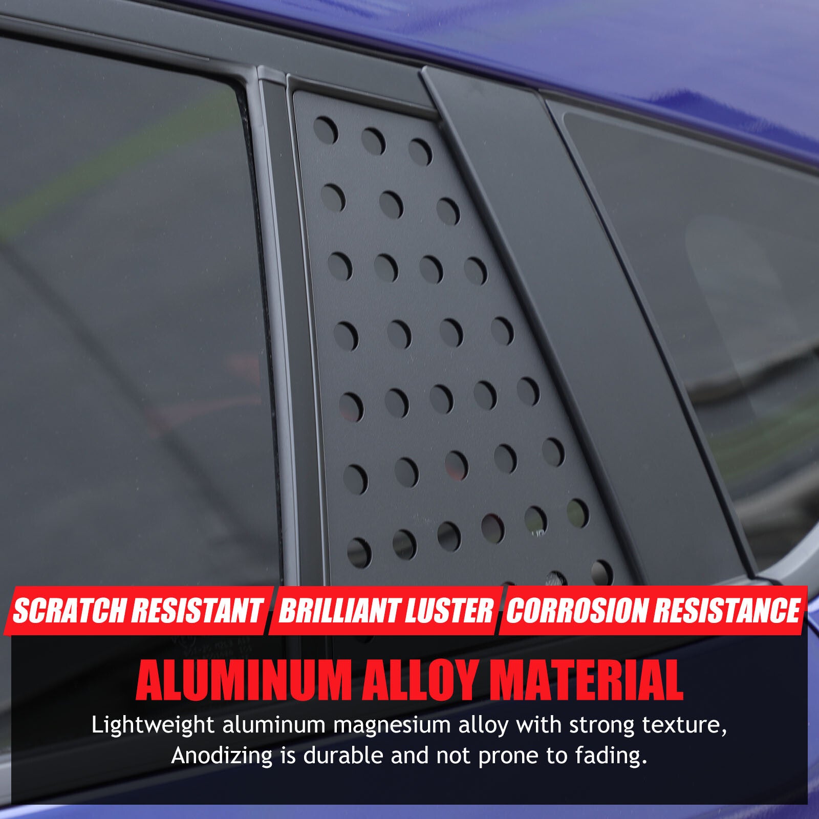 ya 1 8.5.4 for Alfa Romeo Giulia 2017 - 2021 Gloss Black Rearview Mirror Protectors 2 Piece Set