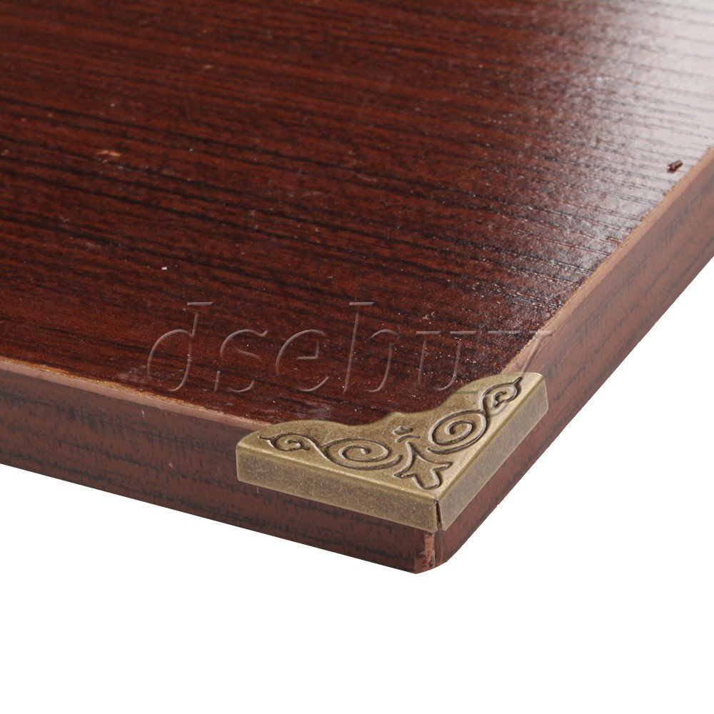 ya 14 200PCS Elegant Bronze Album Edge Cover Corner Guard 25x4mm Guards