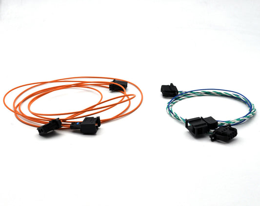 ya 2 7.14 Retrofit Fibre Cables cd changer Connector for Audi for Audi A4 A5 A6 Q5 AMI MMI 2G