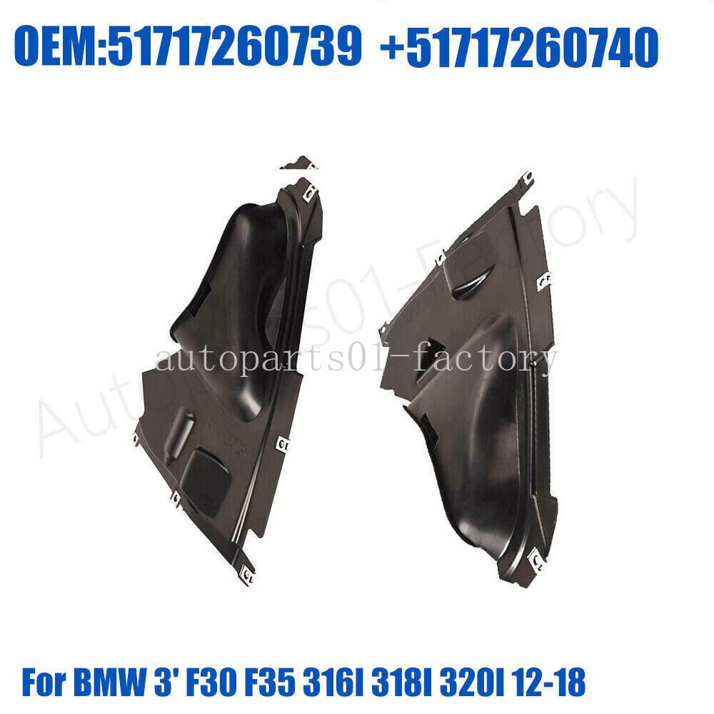 ya 7 6.10.2 Front Splash Shield Inner Fender Liner for BMW 3' F30 F35 316I 318I 320I 12-18