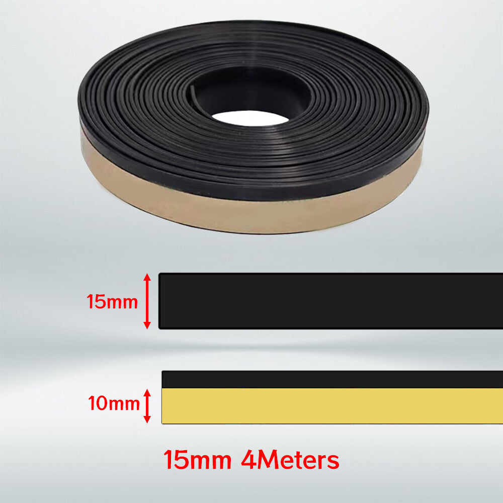 ya 5 8.7 4M Long Rubber Car Universal Side Door Window Glass Seal Rain Visor Strip n1 -f