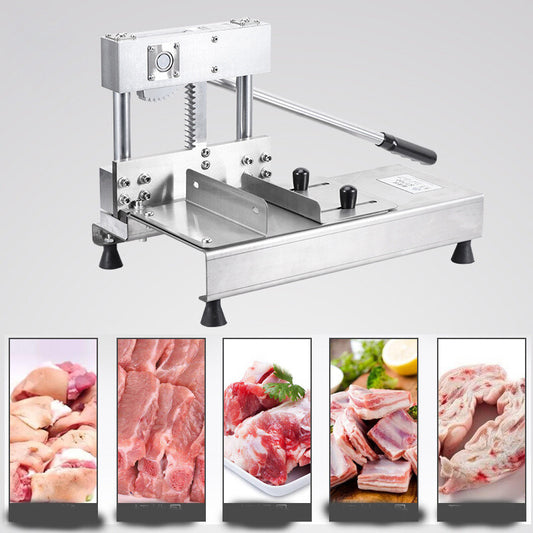 Commercial Hand Movement Bone Sawing Machine Frozen Meat Beef Cutter Kitchen B#