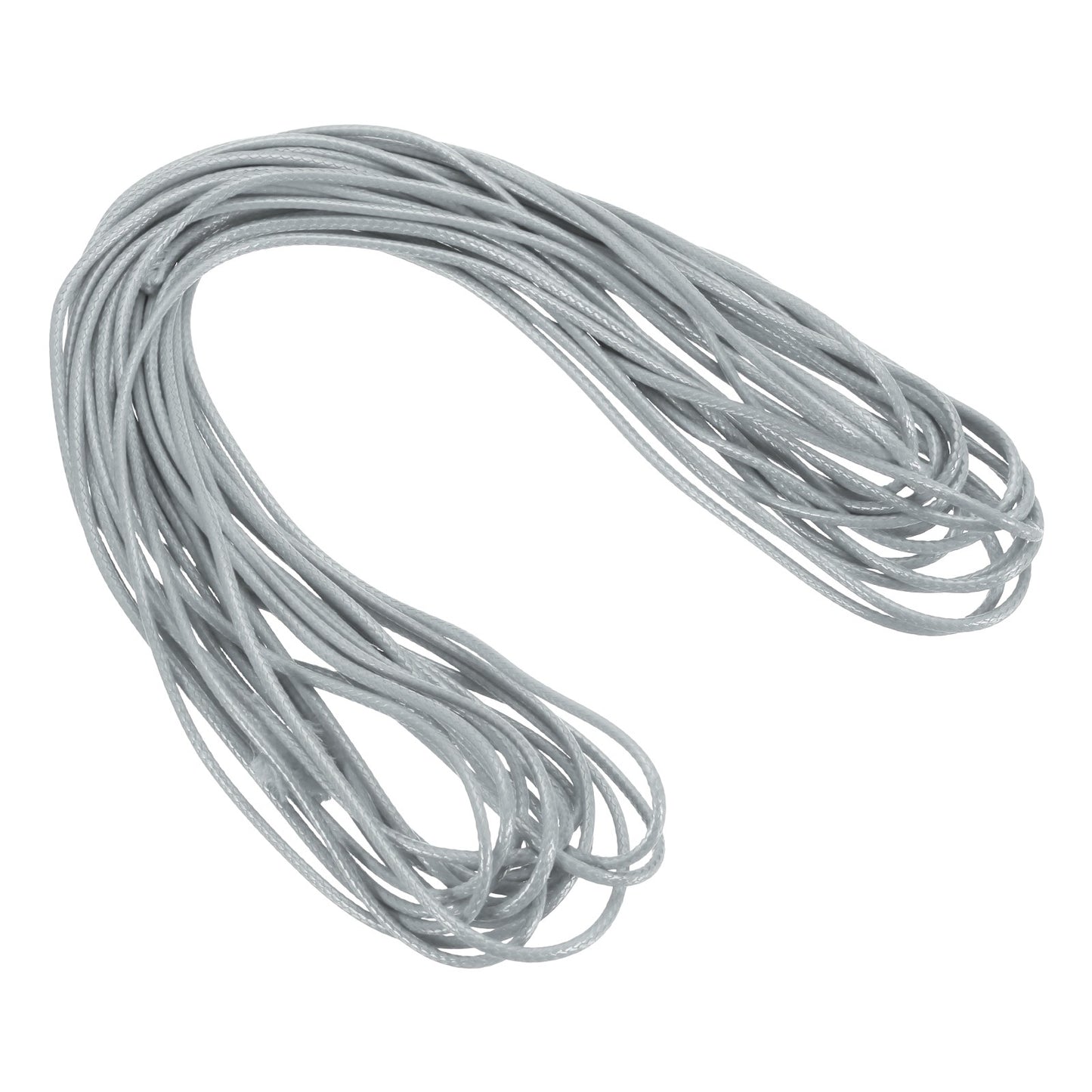 ya 5 8.7 Gray 2mm Waxed Cord 11 Yard Wax Bead Thread String for Jewelry Make