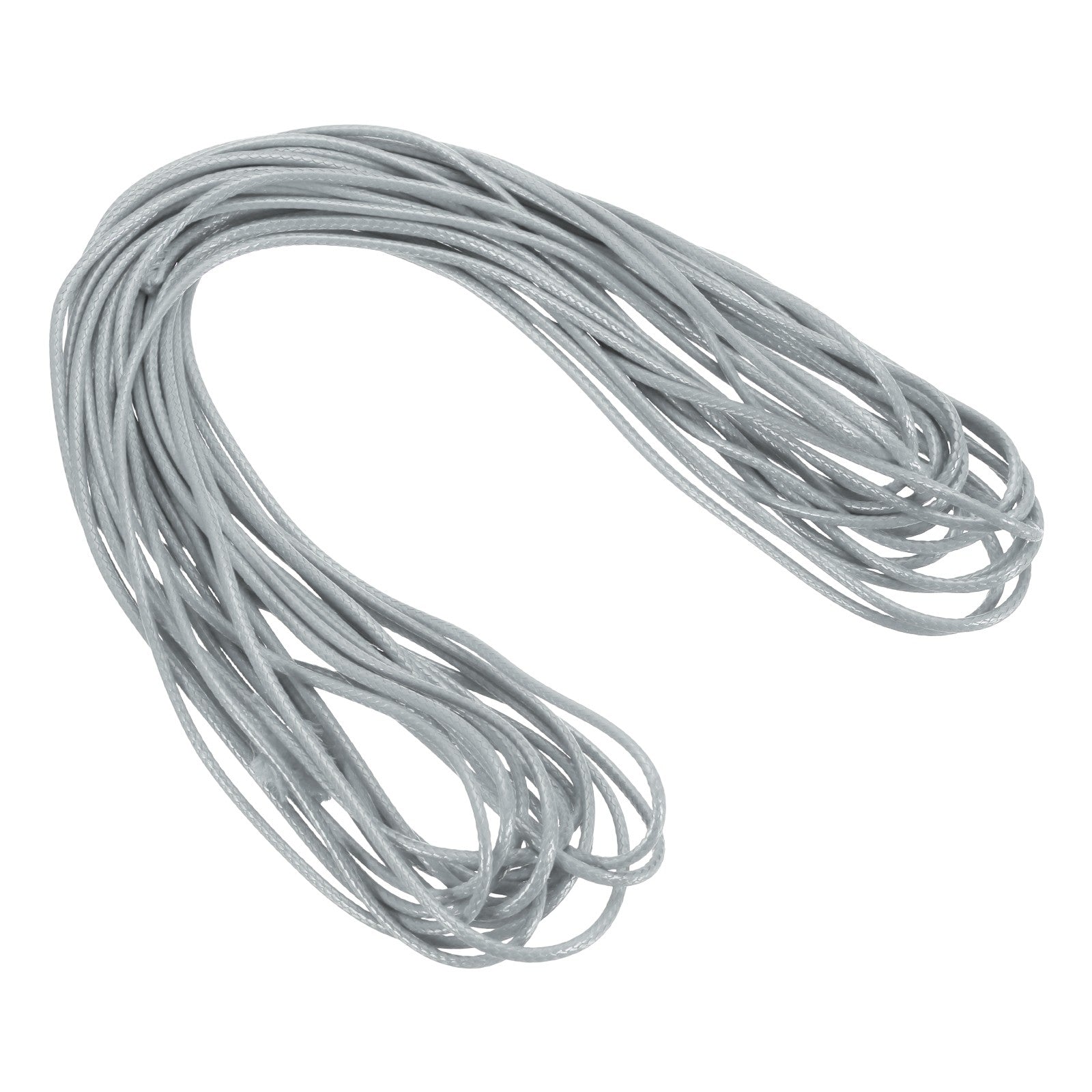 ya 5 8.7 Gray 2mm Waxed Cord 11 Yard Wax Bead Thread String for Jewelry Make