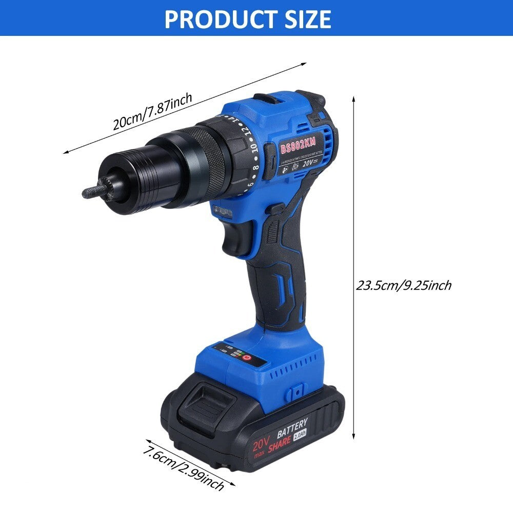 ya 14 Electric Pull Rivet Nut hargeable Full-automatic Cap Pulling Tools