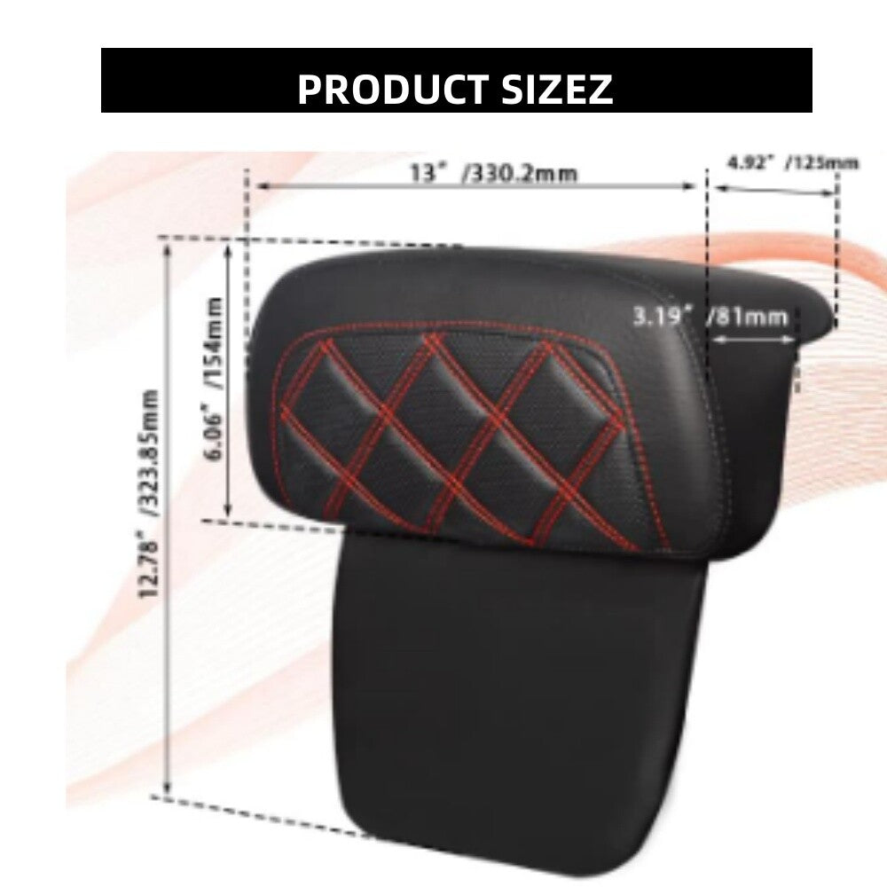 ya 3 6.25.3 Suitable for Harley Davi for DS on Tour Pak Touring 2014+shaver chopper bag trunk backrest pad