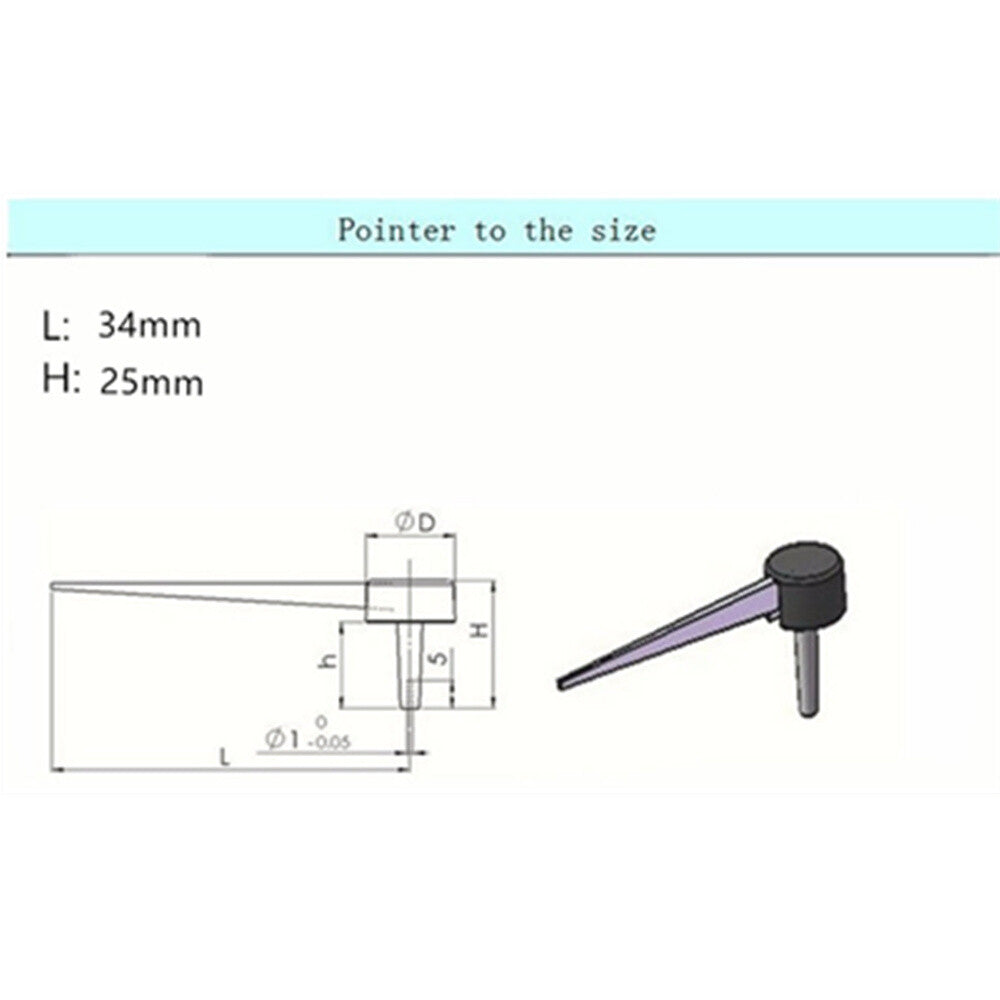 ya 5 8.7 5 speedometer needle sets 34mm long cluster gauge pointers for cars and trucks