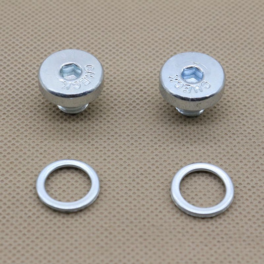 ya 1 8.5.1 2 sets of transmission pan drain plugs and sealing washers for and for Lexus 90341-10021
