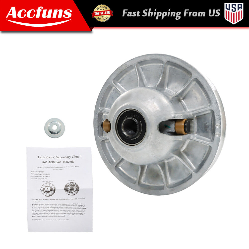 ya 1 6.30 Fits 2008-2014 for Polaris RZR 800 & S EBS TIED Secondary DRIVEN CLUTCH Complete