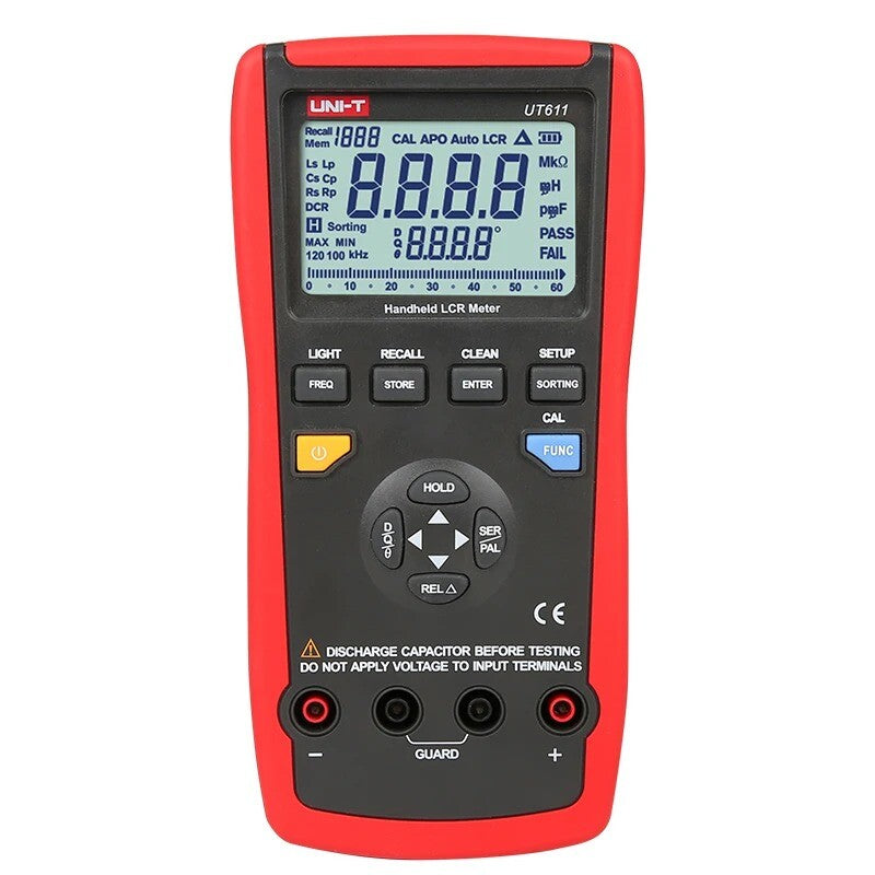 UT611 Portable Handheld Digital LCR Meters Auto  Smart Measurement Inductance