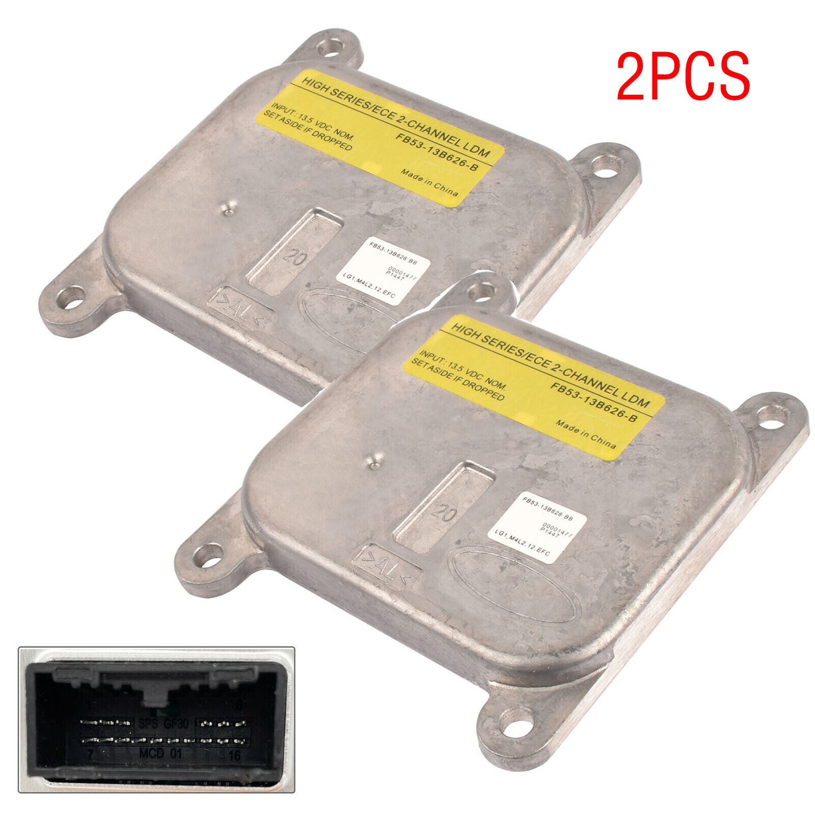 ya 1 8.5.1 2X LED MODULE FIT FOR 2016-2019 EXPLORER HEADLIGHT CONTROLLER FB53-13B626-B