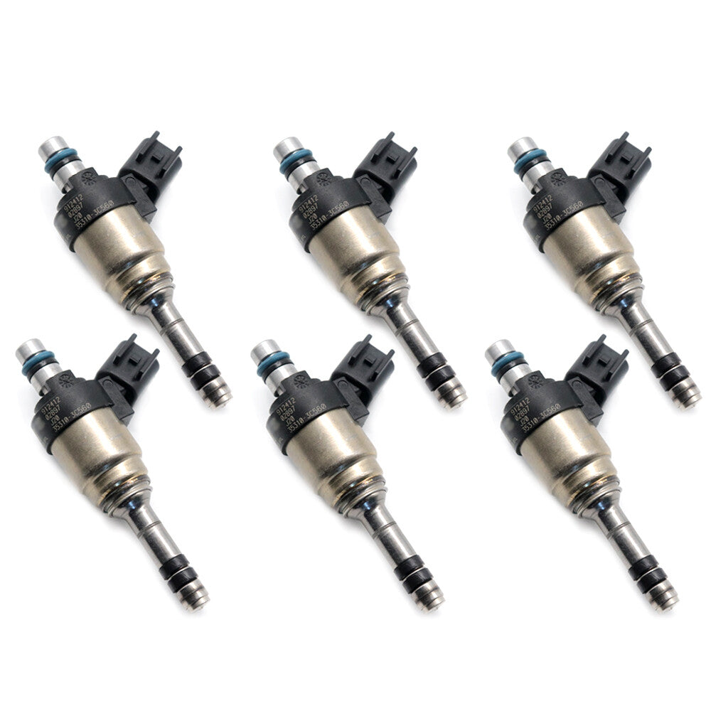 ya 1 8.5.1 6Pcs 35310-3C560 Fuel Injectors for Kia Sorento for Hyundai for Genesis Coupe 3.3L 3.8L