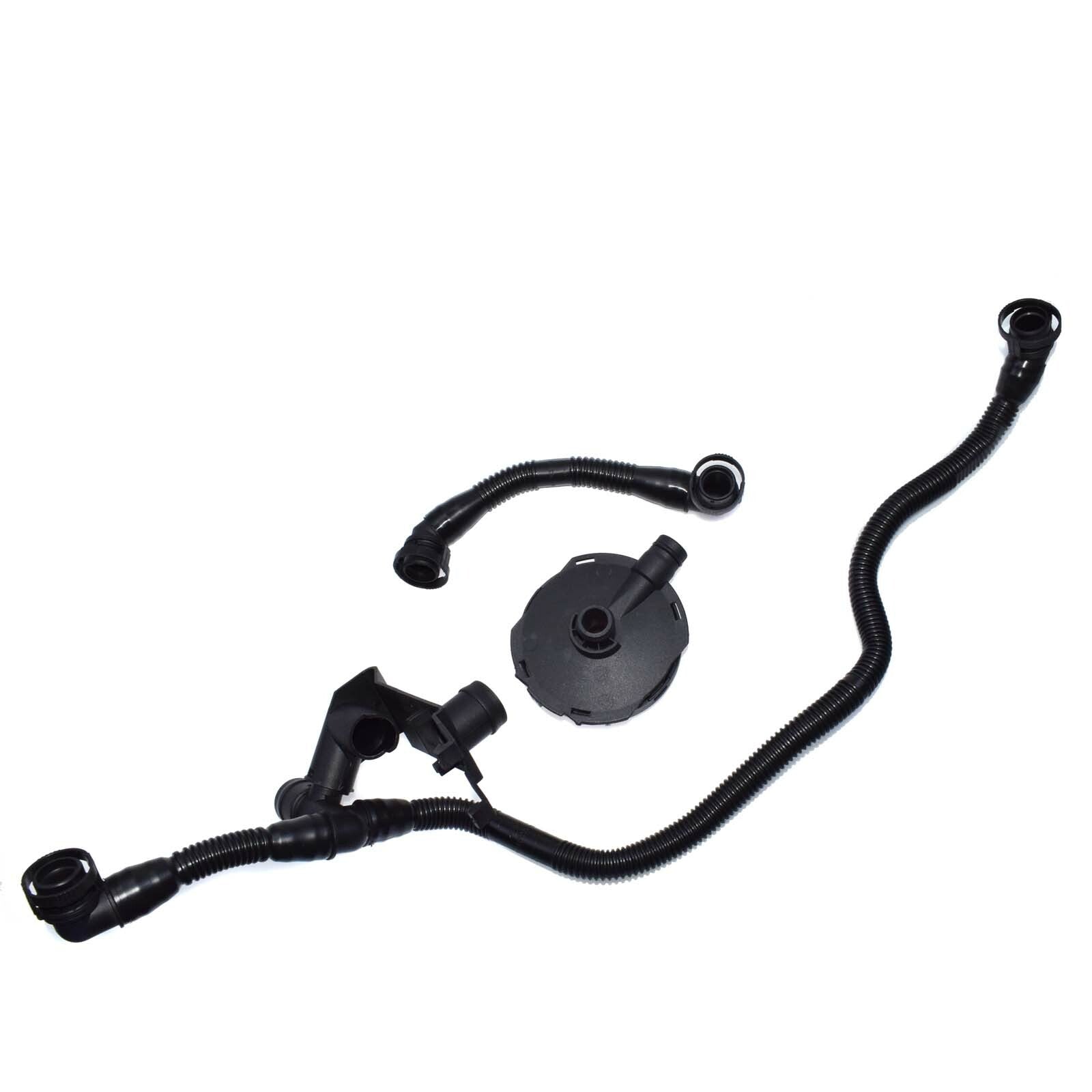 ya 1 8.5.4 for Audi A4 A6 3.0L V6 Crankcase Ventilation Valve and Breather Vacuum Hose Kit 3 pcs 