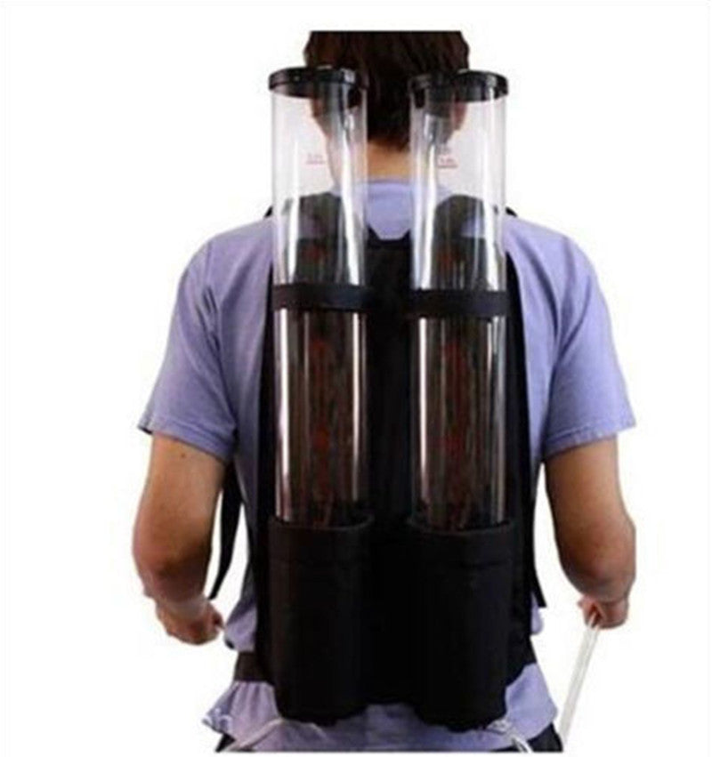 New Backpack Dual Dispenser Beer Drink Liquid Shot Pump Gun PUB Beer Kit b