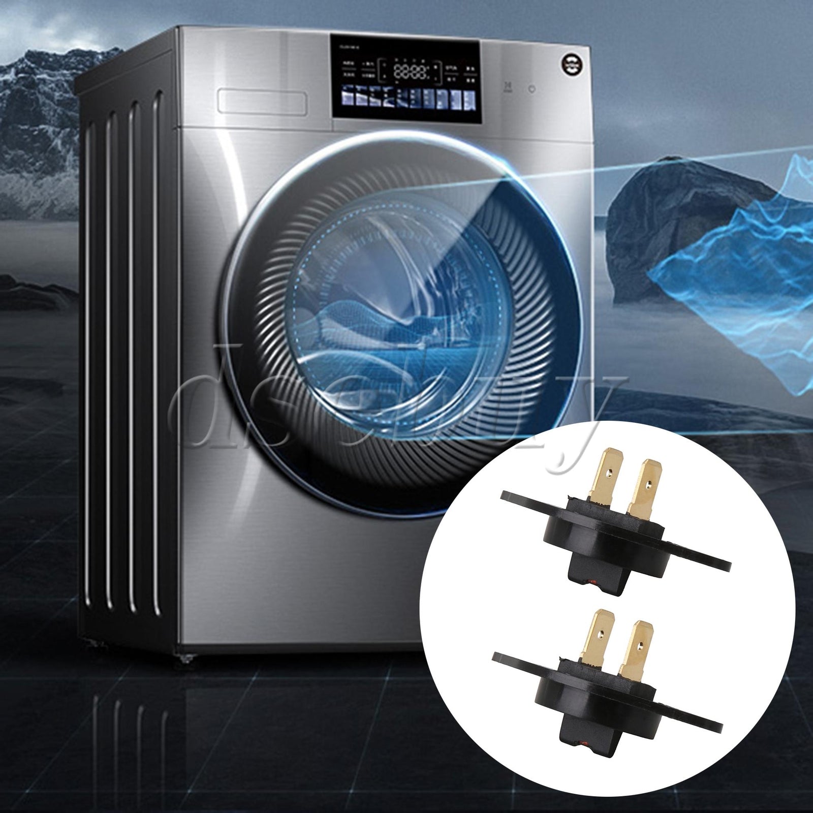 ya 26 2 Pcs Dryer Thermistors Parts Replacement for Skuttle PS4204984 1.61 inches