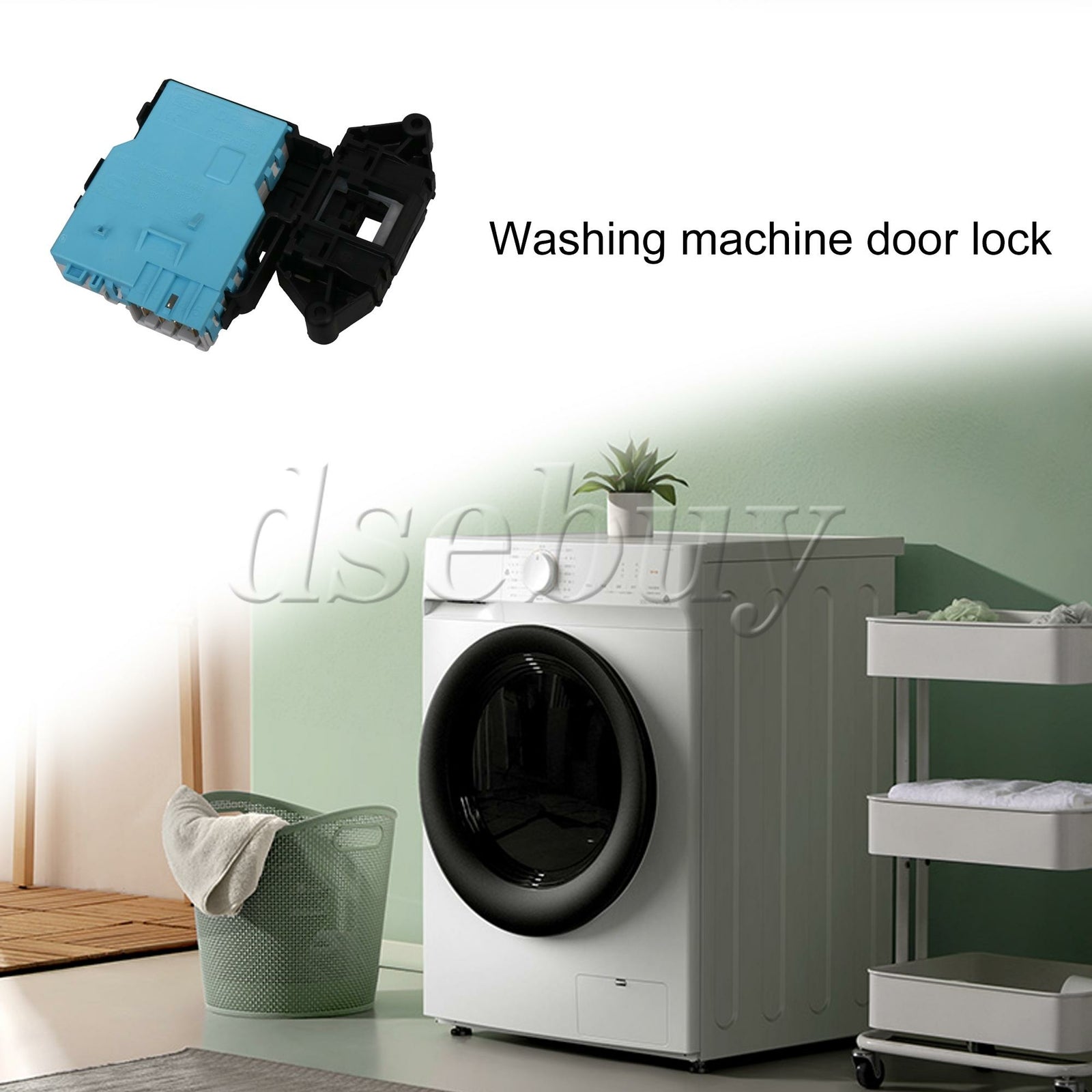 ya 26 White Washer Door Lock Switch 6601ER1004C Replacements for AP4998848 1268254